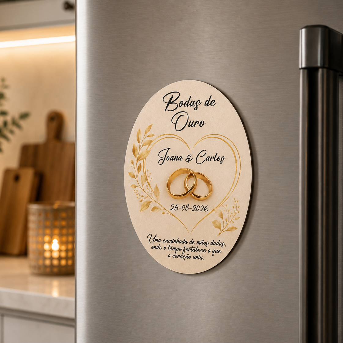 Lembranças Bodas Íman - Modelo 1