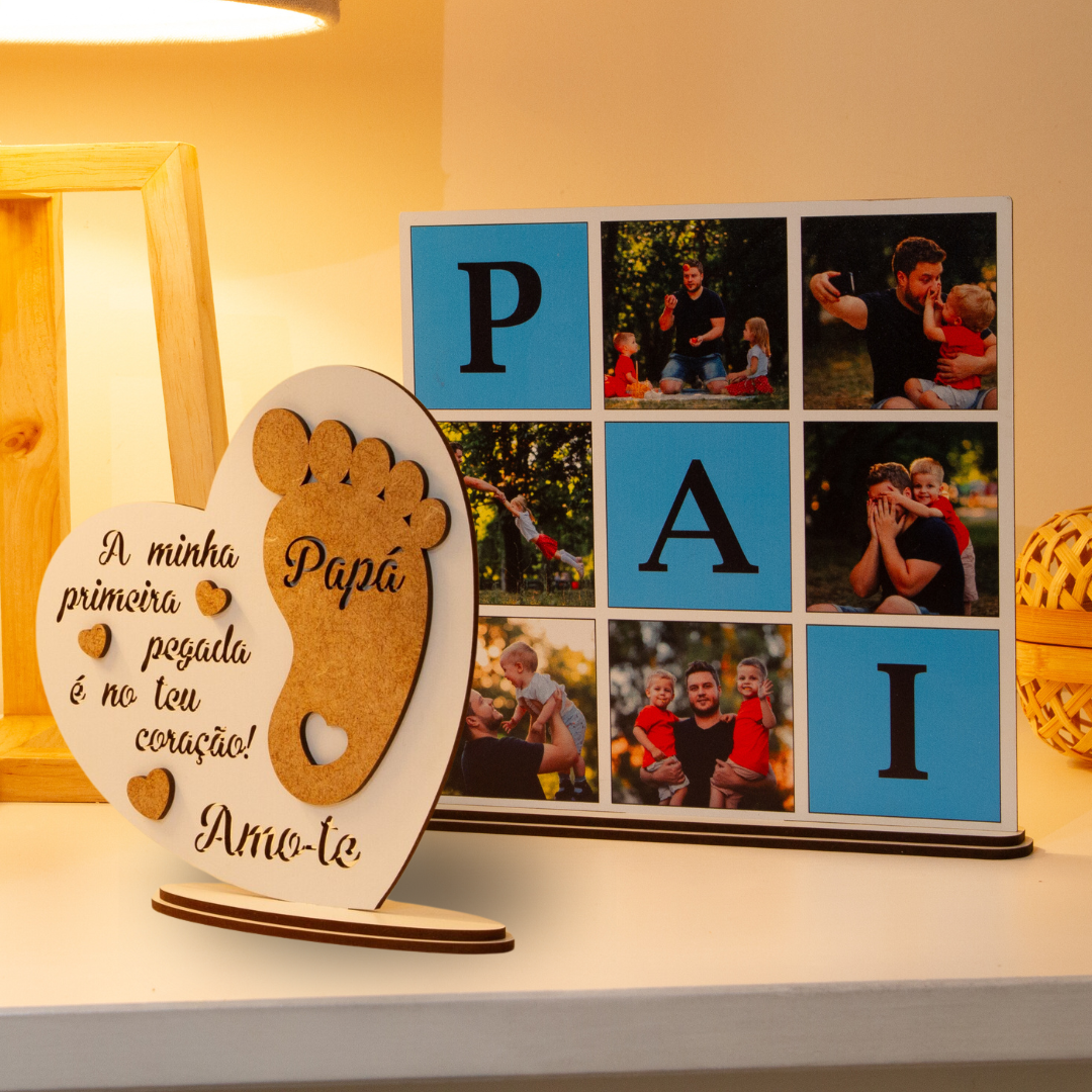 Placa Personalizada - Dia do Pai