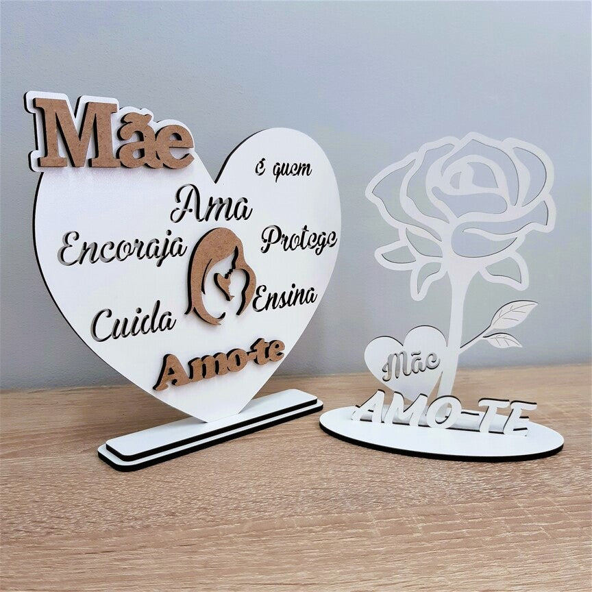 Lembrança para mãe - conjunto 3 (Sugestão de presente)