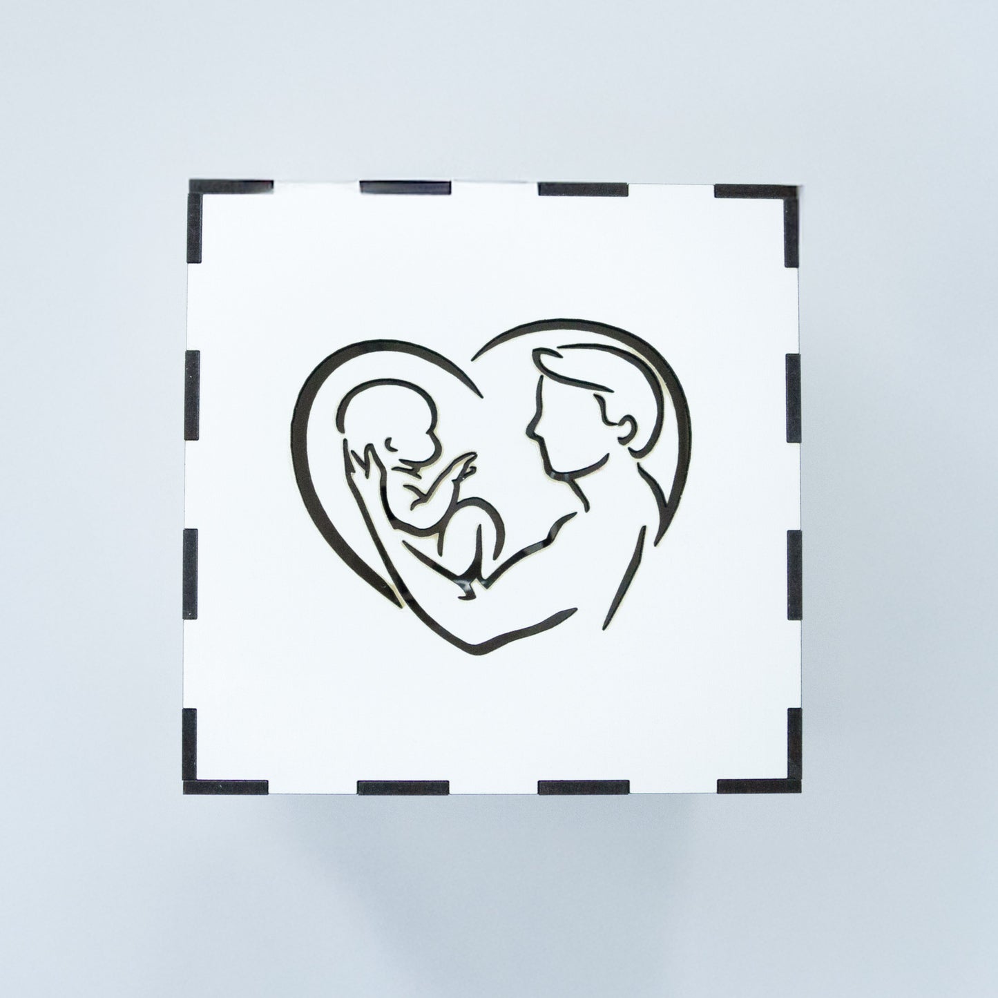 Luz de presença personalizada - Cubo com fotografias
