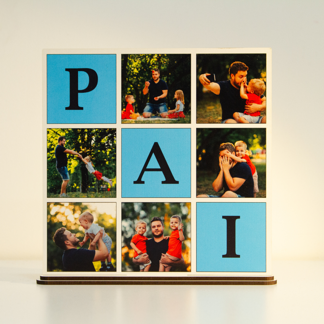 Placa Personalizada - Dia do Pai