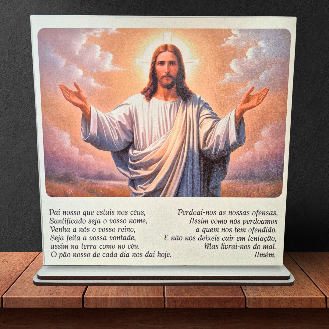Imagem de Jesus com oração