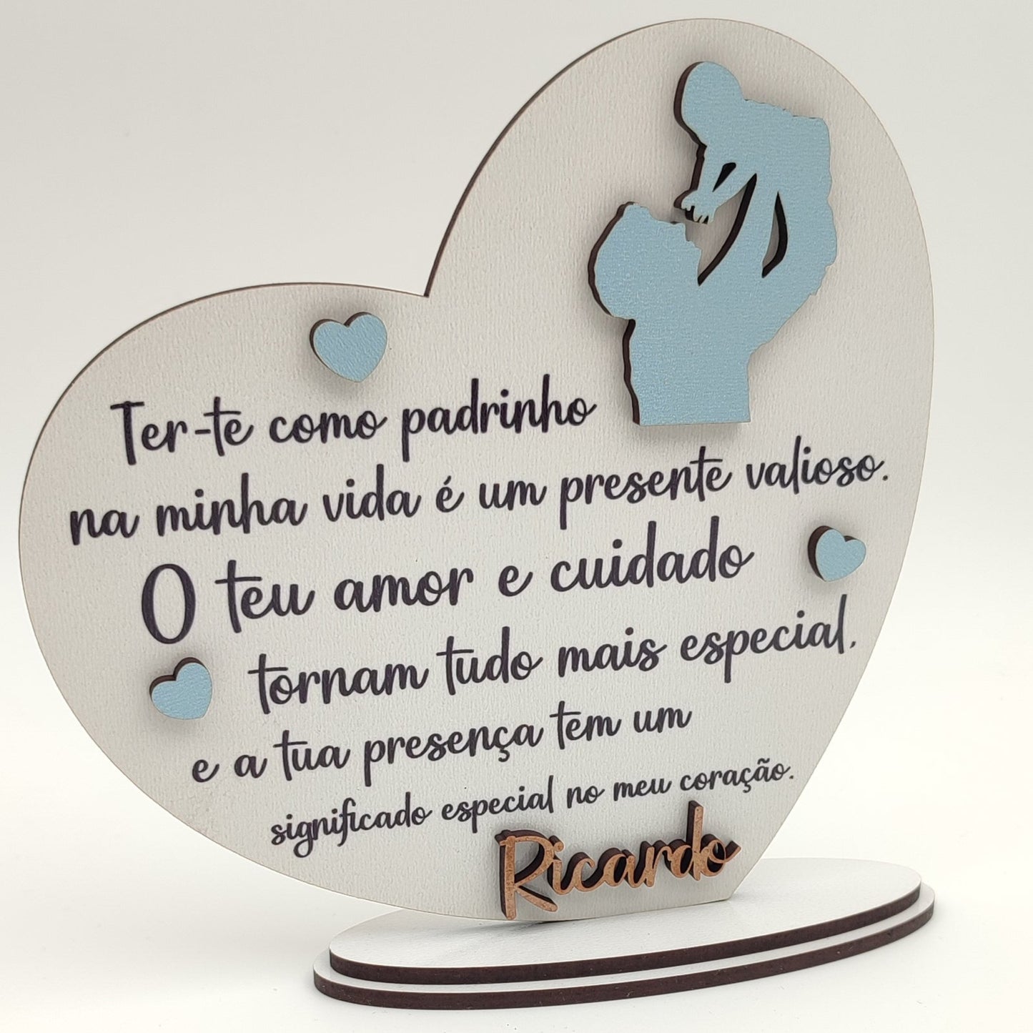 Lembrança para Padrinho - Coração