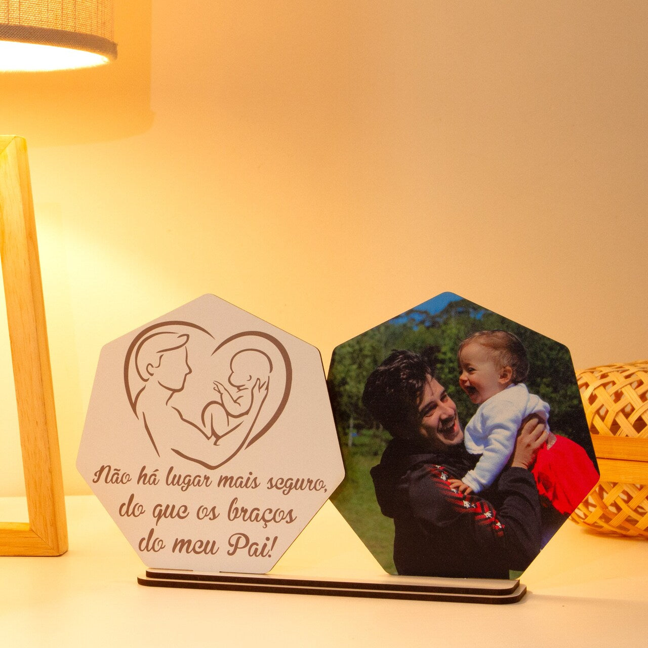 Lembrança personalizada - Braços do meu Pai