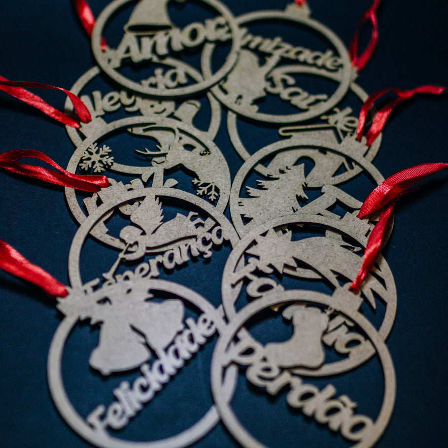 Pack 10 bolas de natal