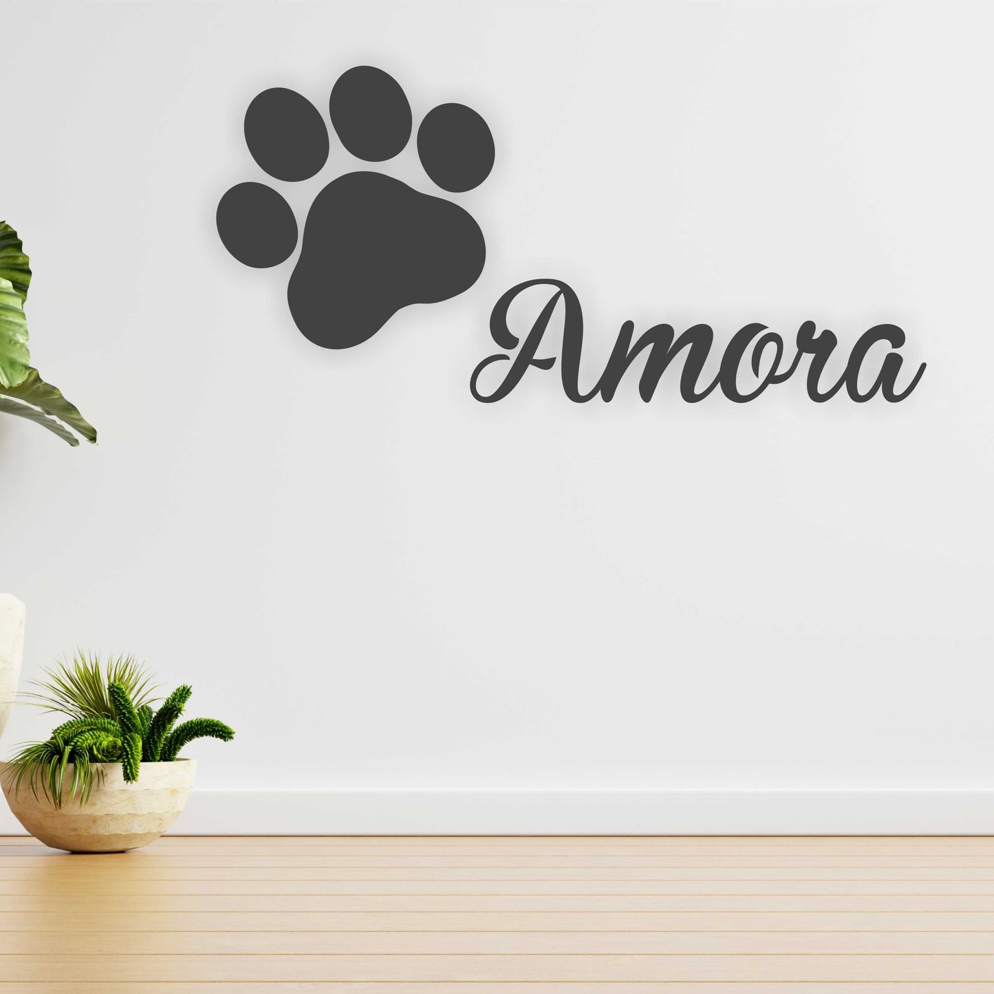 Aplique para parede animal de estimação