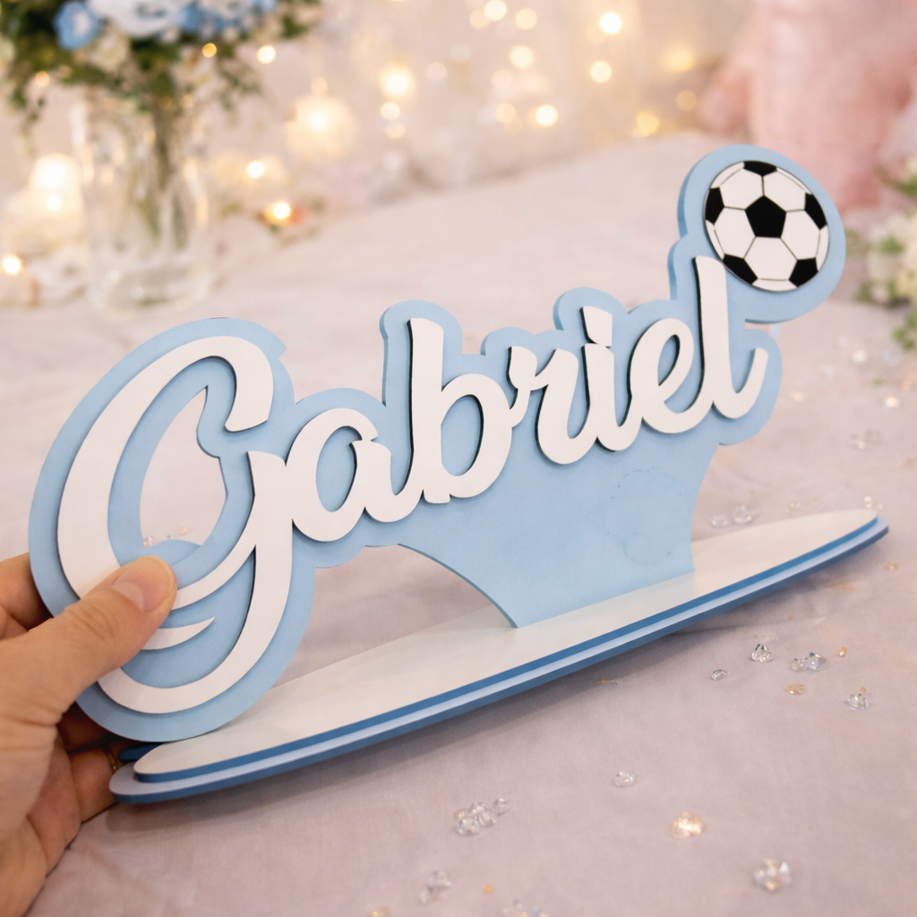 Placas personalizadas para menino