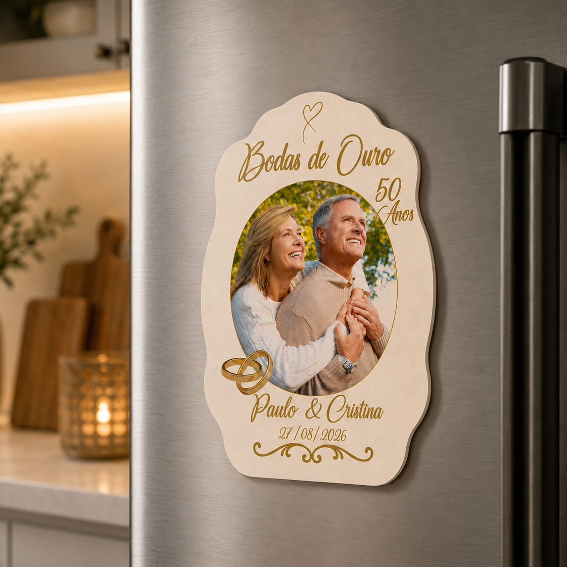 Lembranças Bodas Íman - Modelo 4