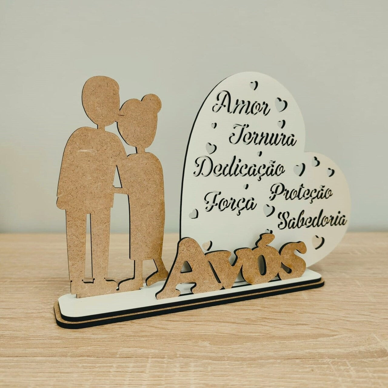 Lembrança coração Avós