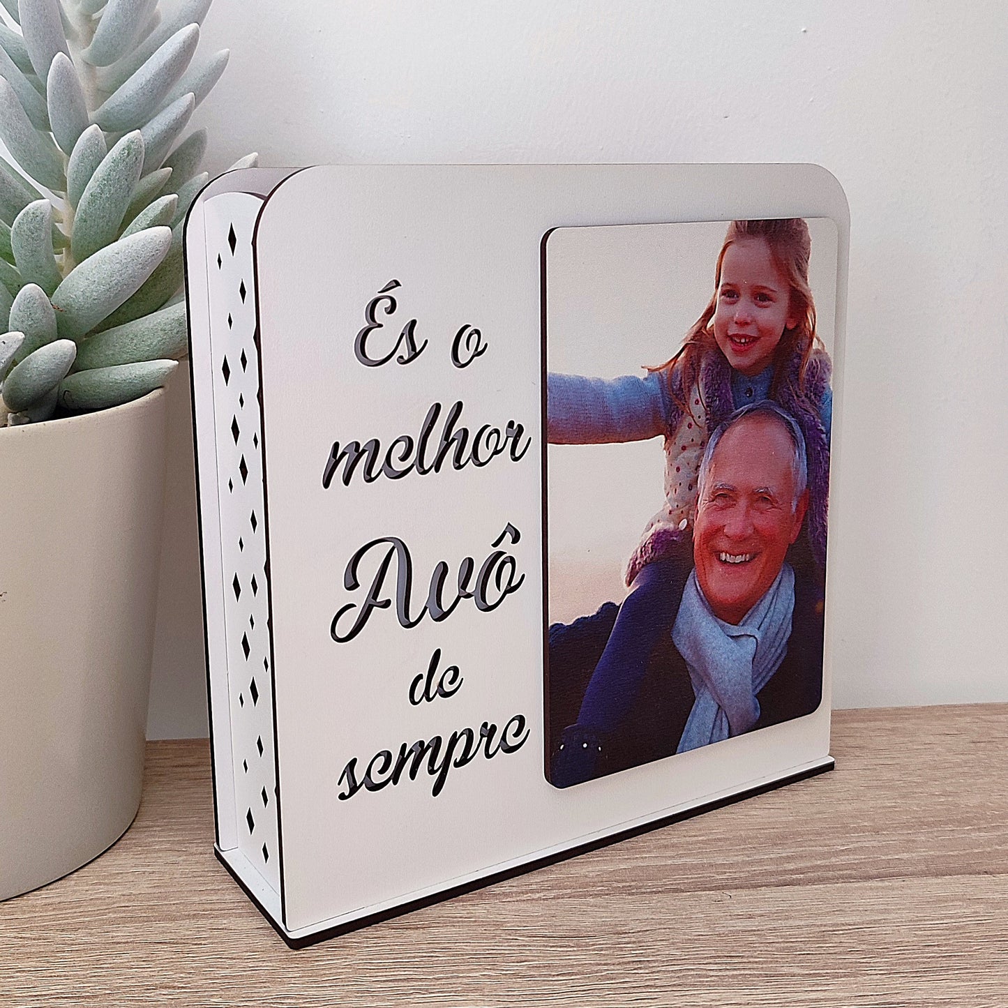 Luz de presença personalizada - Melhor Avô/Avó de sempre