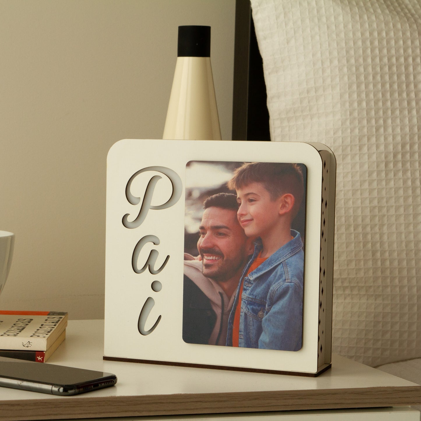 Luz de presença personalizada - Pai