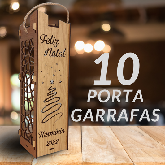 10 Porta garrafa natalício 2024