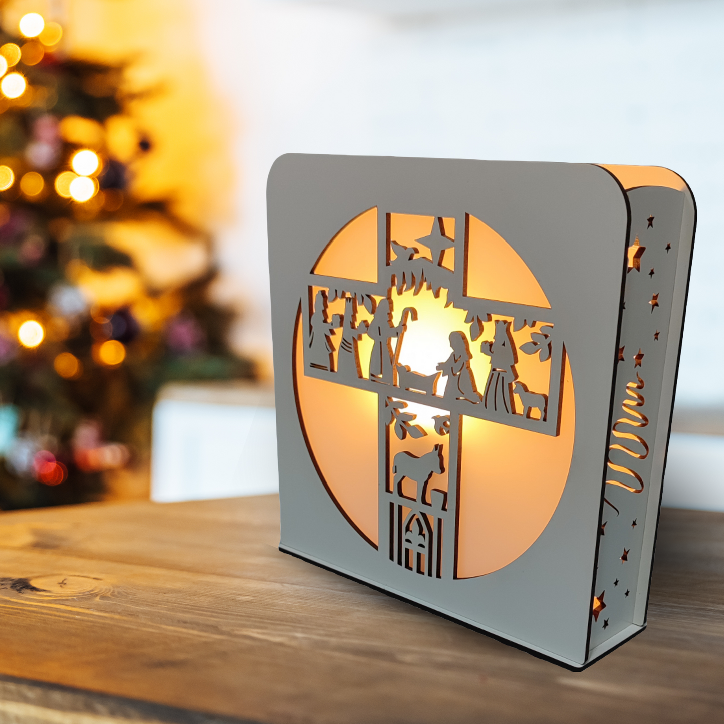 Luz de Natal - Presépio na Cruz