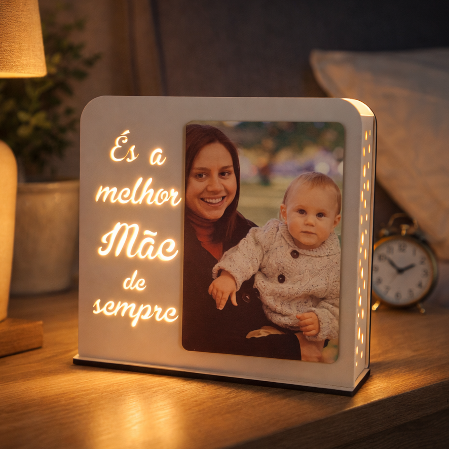 Luz de noche personalizada - La mejor mamá del mundo