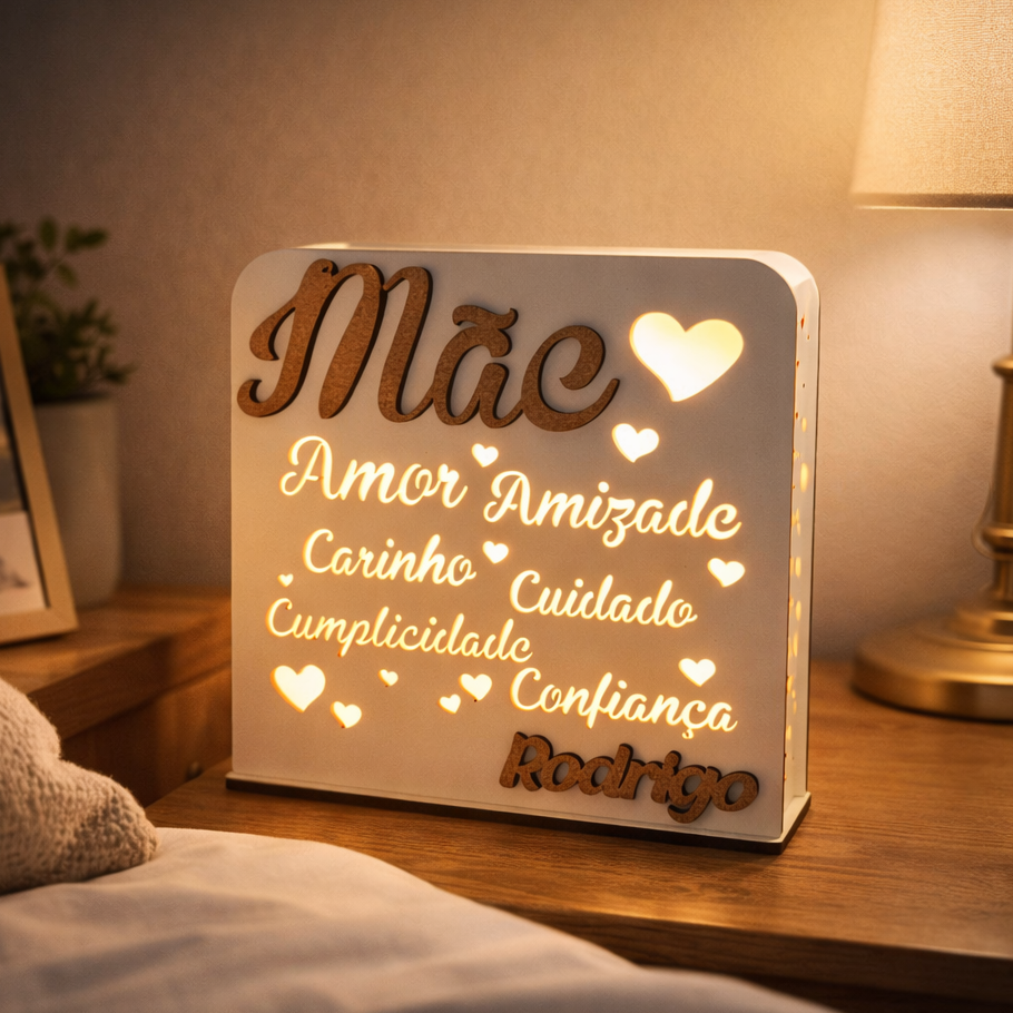 Luz de noche personalizada - Madre