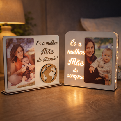 Conjunto - Marco de fotos + Luz de noche