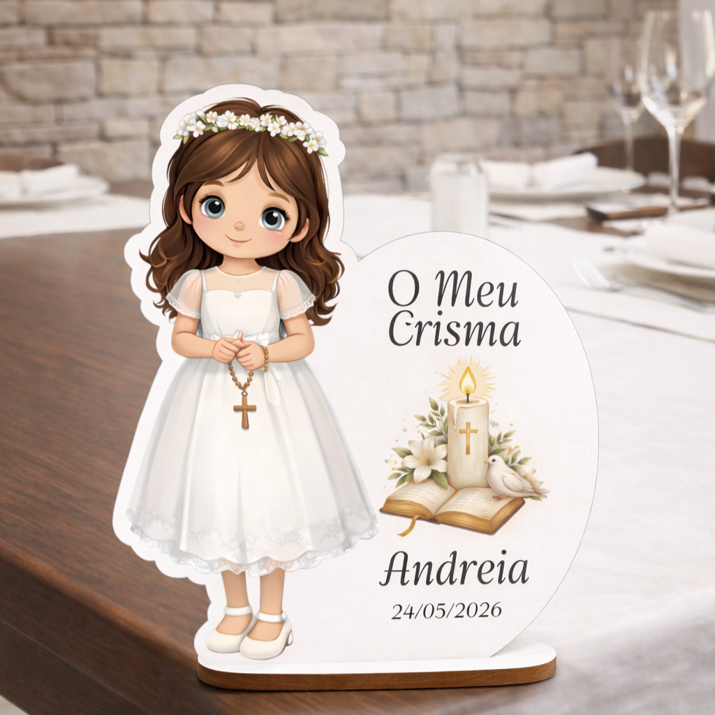 Lembranças Crisma - Menino e Menina