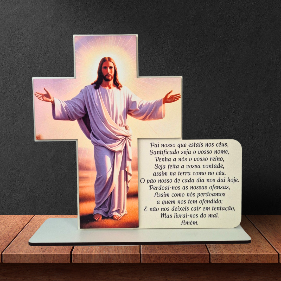 Figura de Jesus com oração