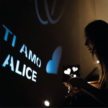 Messaggio personalizzato proiettato Ti Amo