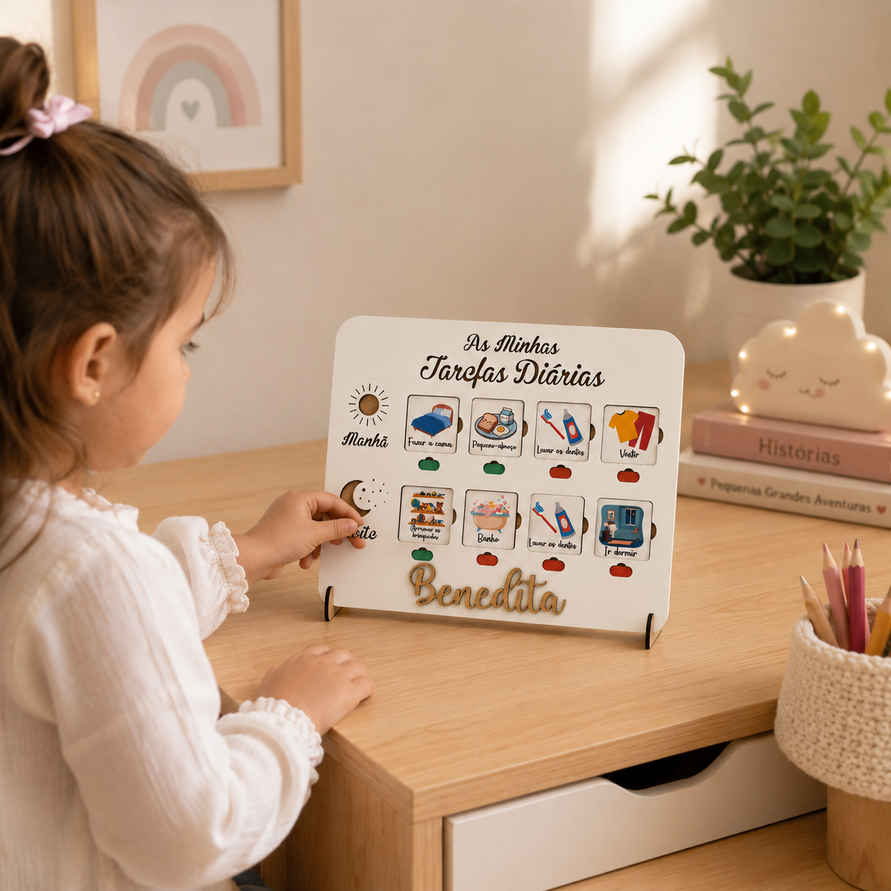 Quadro de Rotinas Personalizado – As Minhas Tarefas Diárias