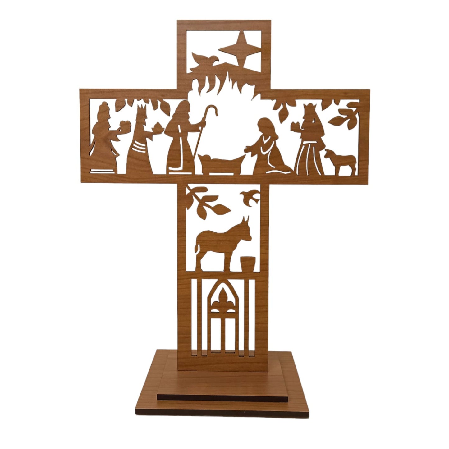 Presépio na cruz (Sugestão de presente)