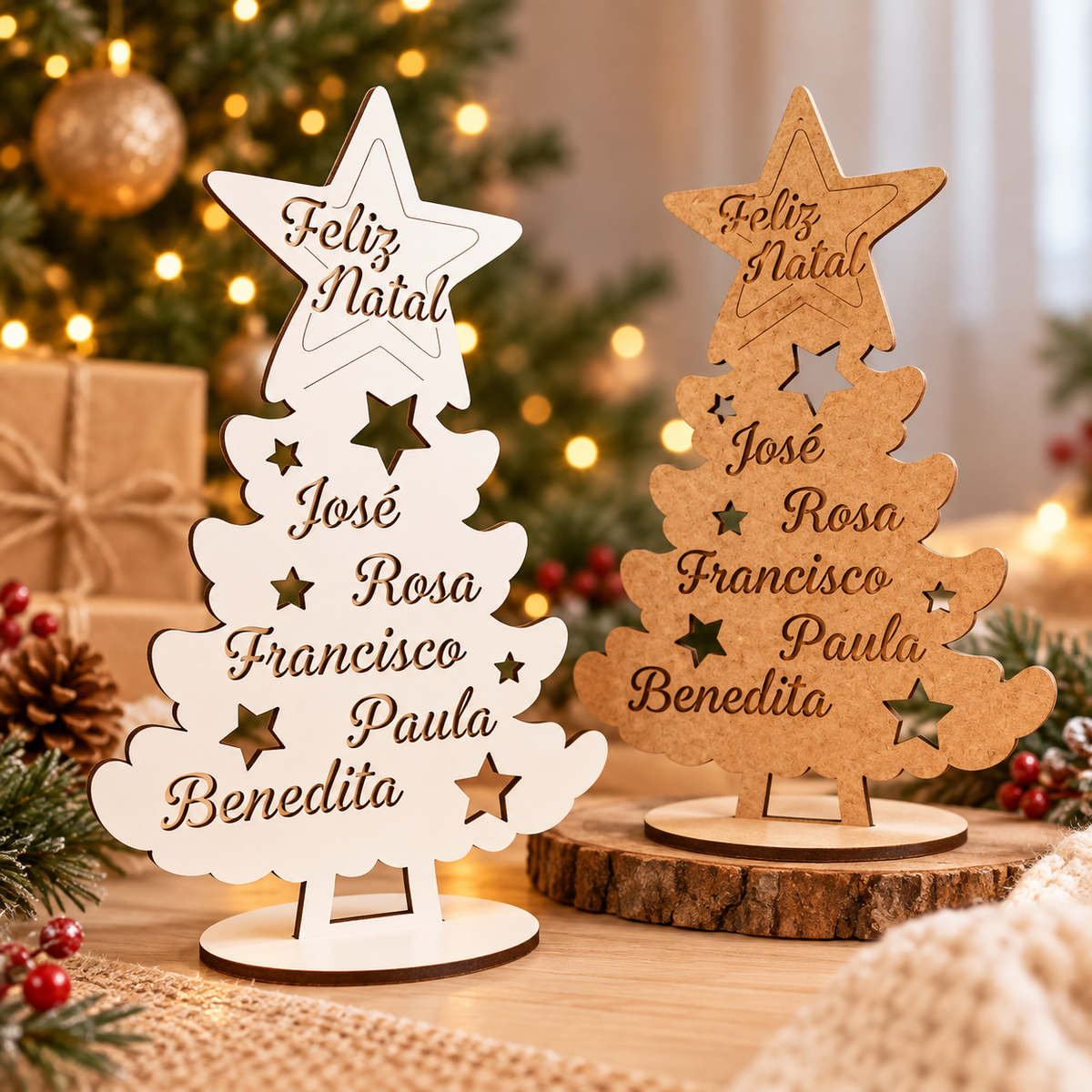 Árbol de Navidad personalizado (Sugerencia de regalo)