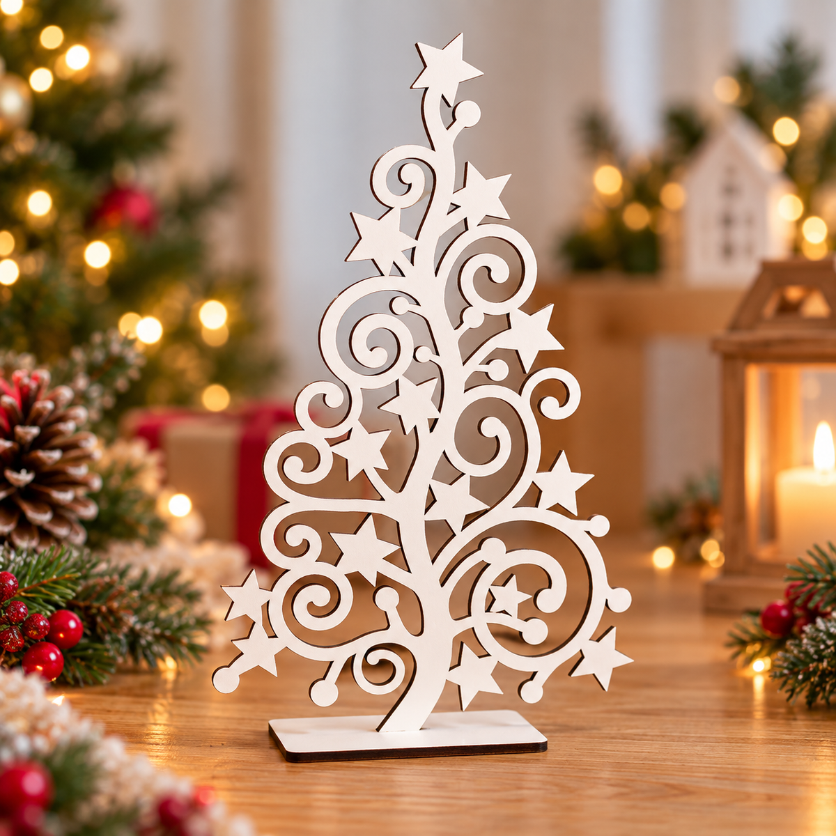 Árbol de Navidad artístico