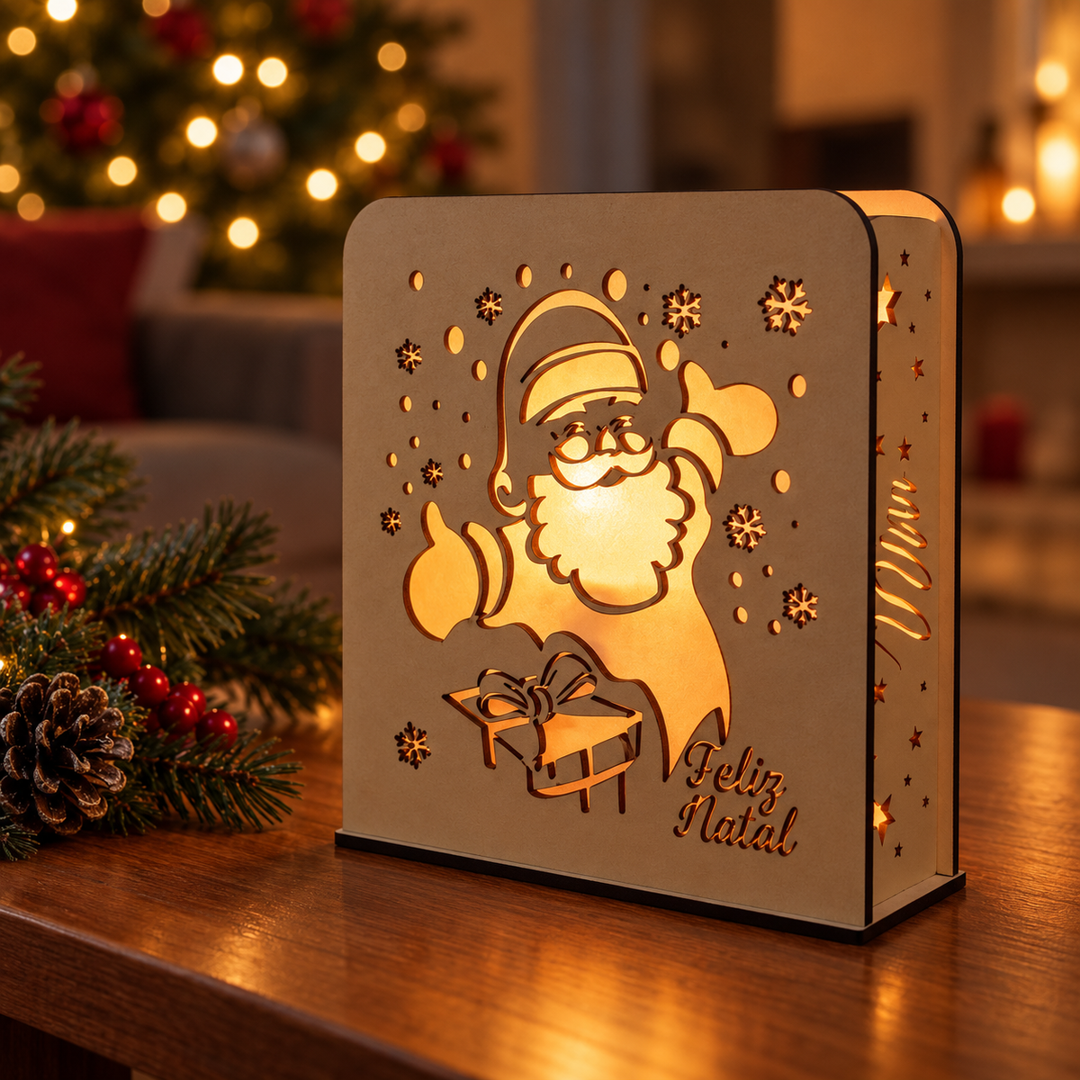 Luz de Natal - Pai Natal