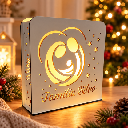 Luces de Navidad - Belén / Familia