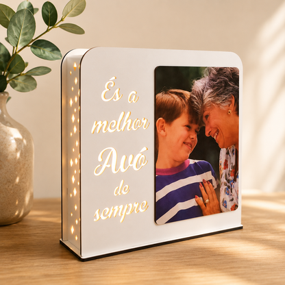Luz de presença personalizada - Melhor Avô/Avó de sempre