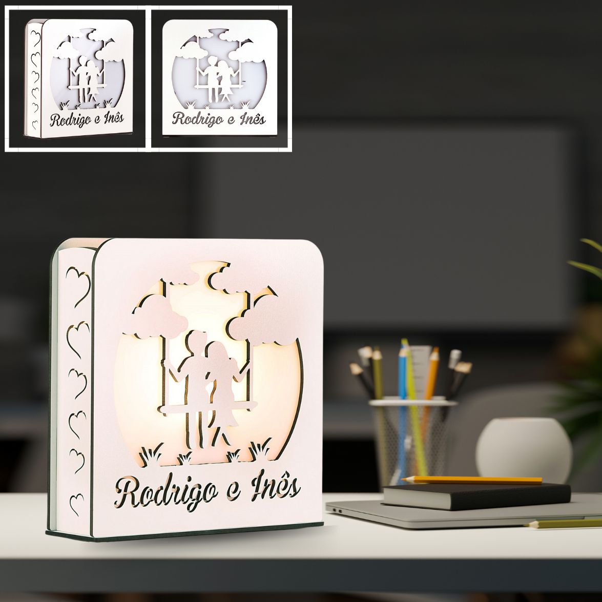 Luz de presença personalizada
