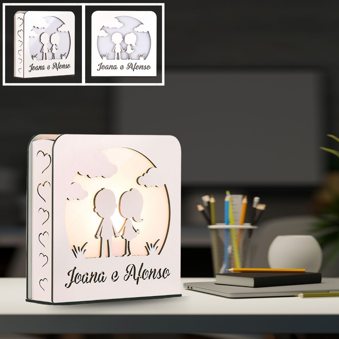 Luz de presença personalizada