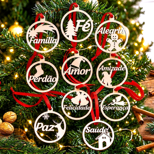 Pack 10 bolas de natal