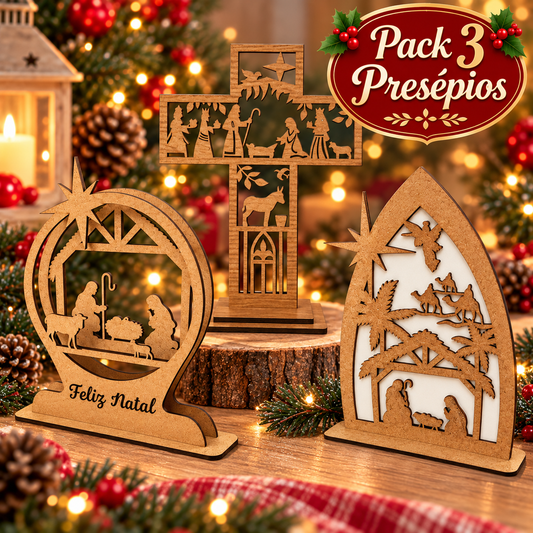 Pack 3 Presépios