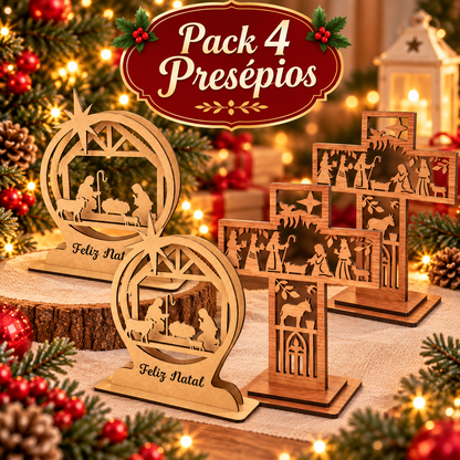 Pack de 4 Belenes
