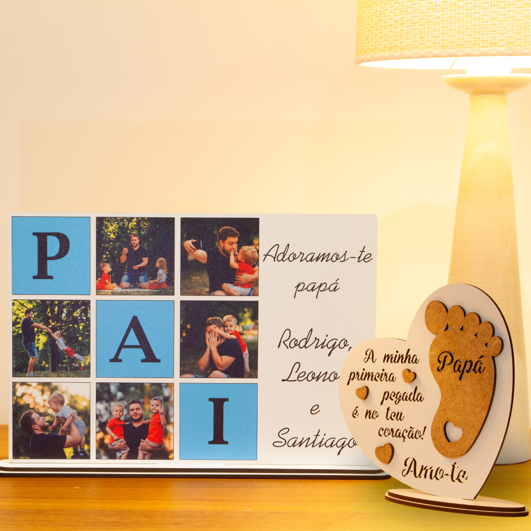 Placa Personalizada - Dia do Pai
