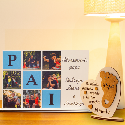 Placa Personalizada - Dia do Pai